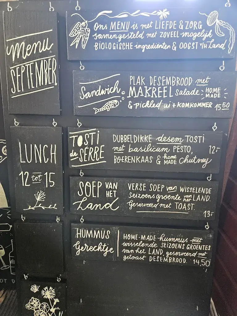 Menu_Proeflokaal De Serre_'s-Graveland_image_1