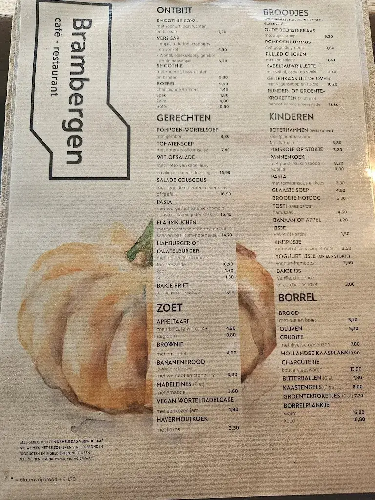 Menu_Café-restaurant brambergen_'s-Graveland_image_2