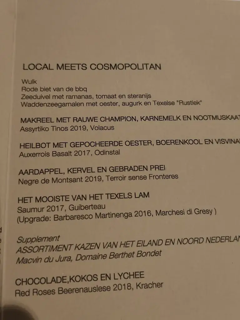 Menu_Bij Jef Restaurant & Hotel_Texel_image_4