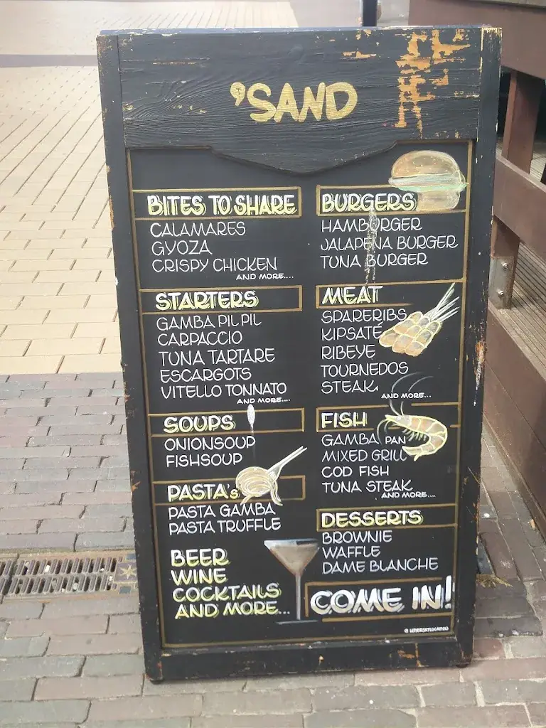 Menu_Bar Bistro ’t Sand_Zandvoort_immagine_1