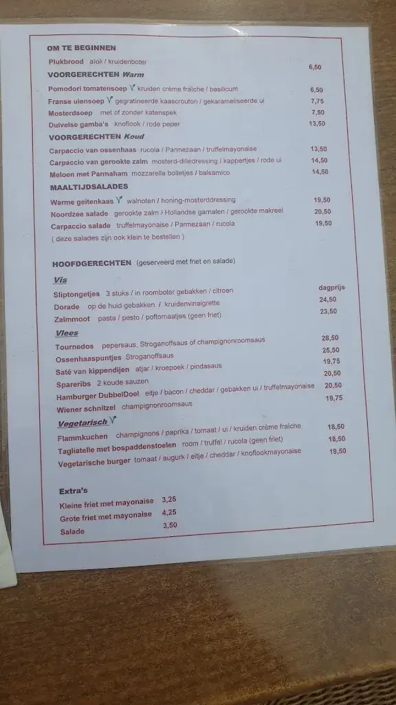 Menu_Restaurant 't Trefpunt Schoorl_Schoorl_image_2