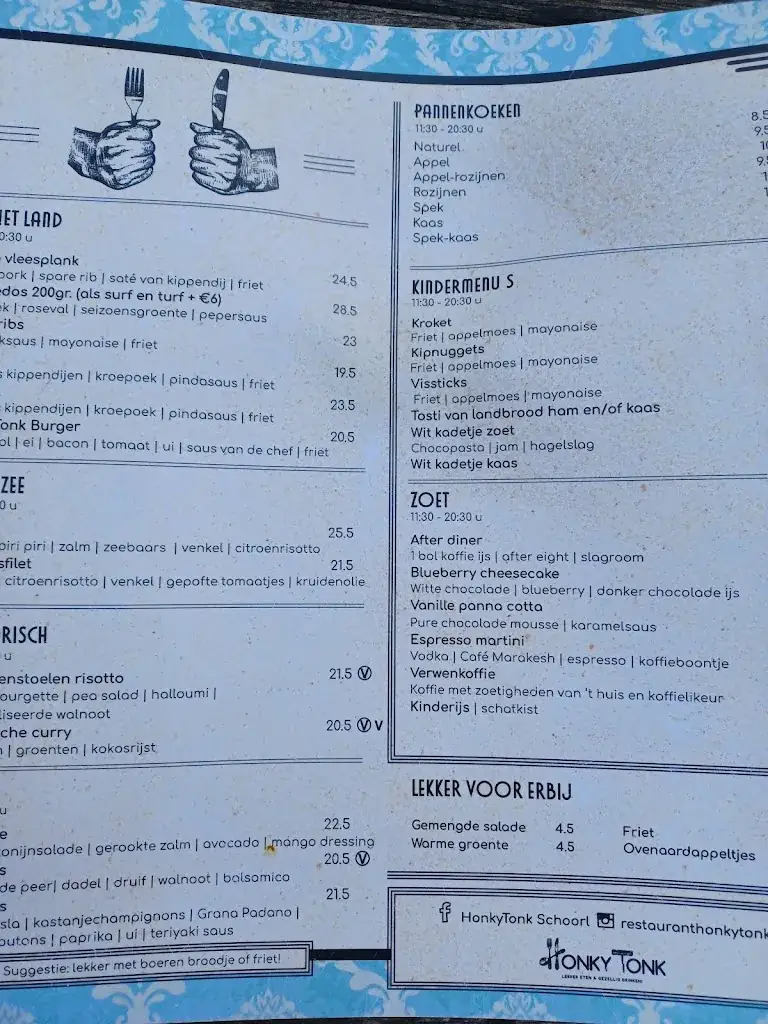 Menu_Restaurant Honky Tonk Schoorl_Schoorl_image_4