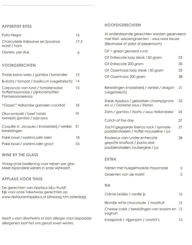 Menu_Restaurant Applaus_Lelystad_image_1