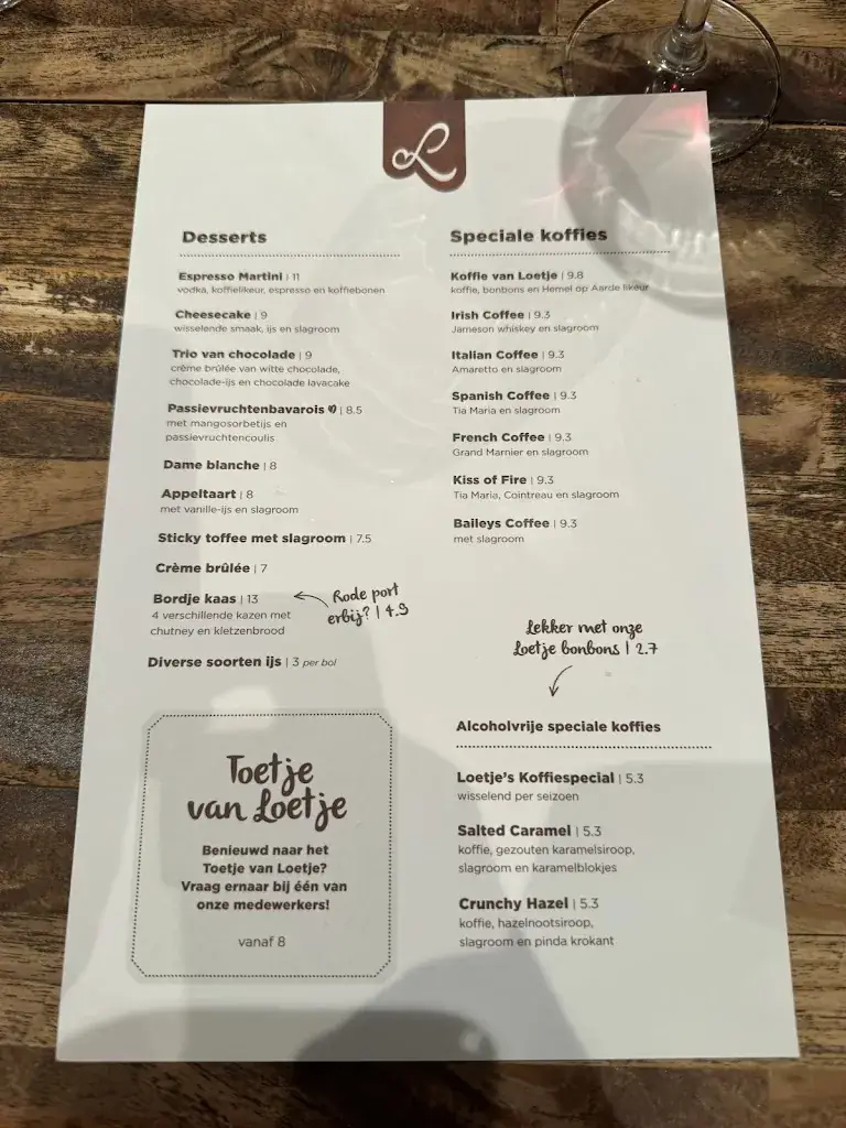 Menu_Loetje aan de Amstel_Amstelveen_immagine_4