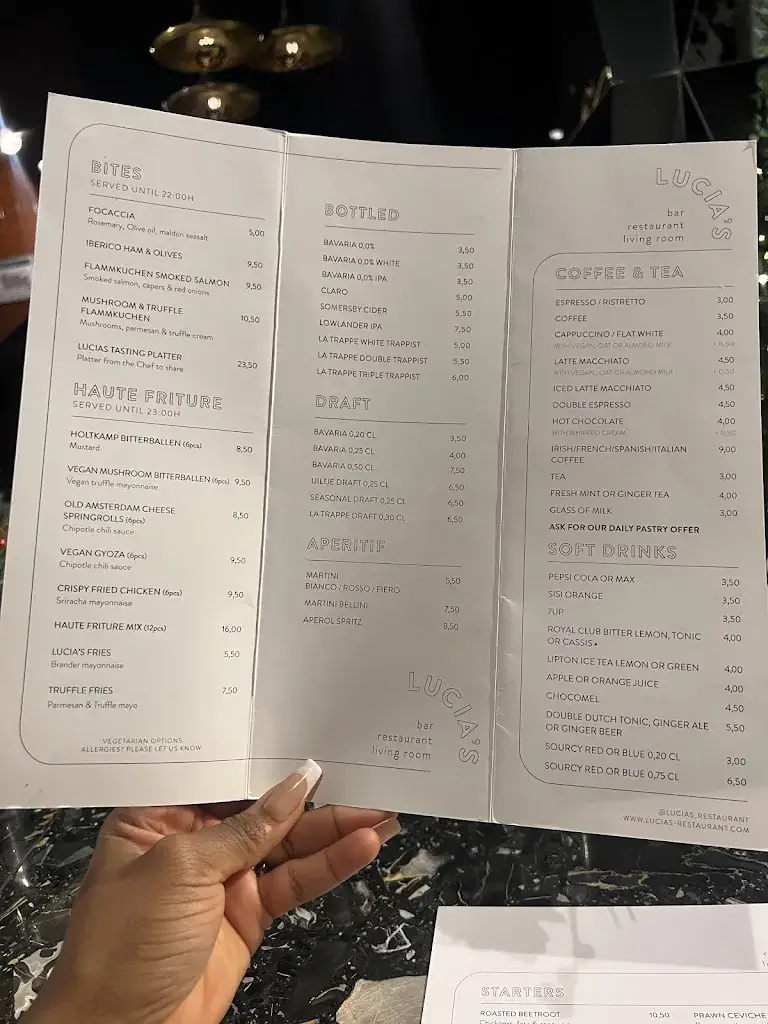 Menu_Lucias Restaurant_Amstelveen_image_4