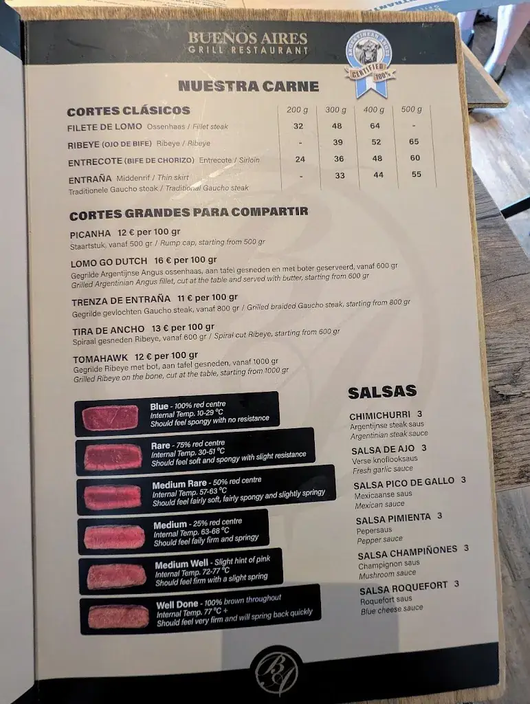 Menü_Buenos Aires_Amstelveen_Bild_2