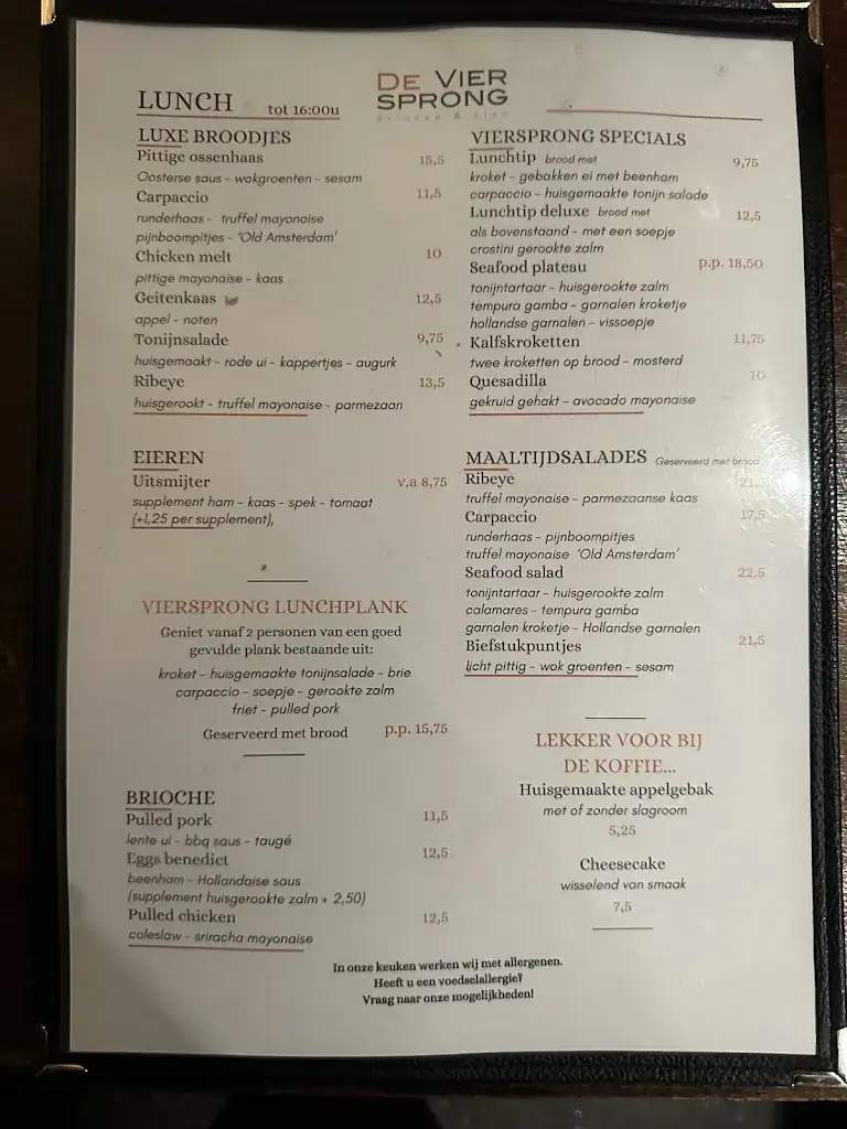 Menu_De Viersprong_Vinkeveen_image_1