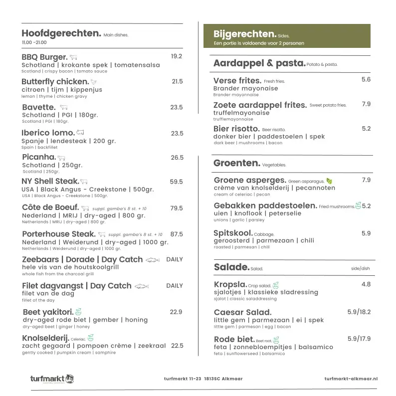 Menu_Turfmarkt Alkmaar_Alkmaar_image_1