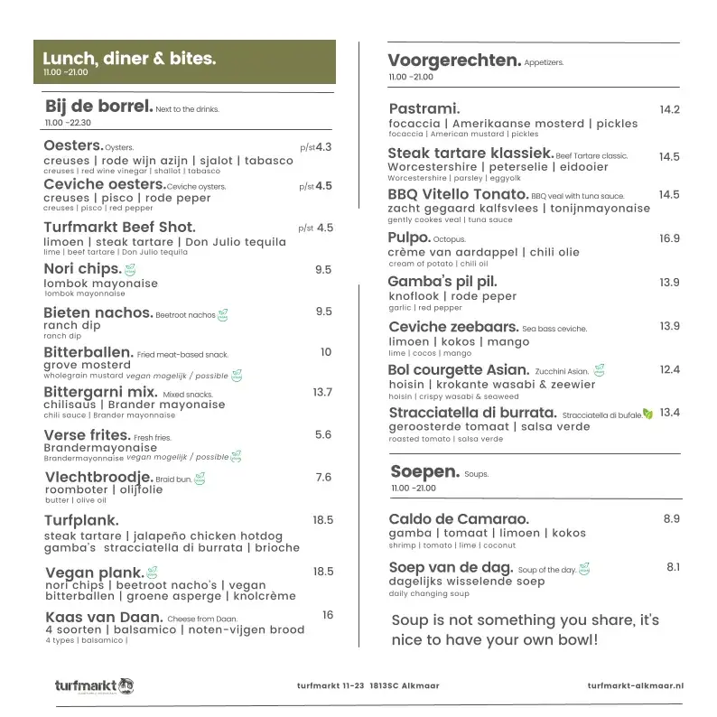 Menu_Turfmarkt Alkmaar_Alkmaar_image_2