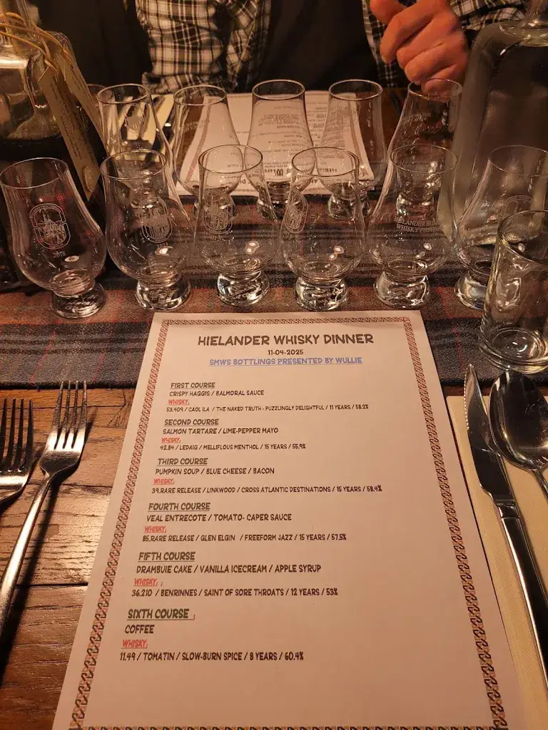 Menu_The Hielander_Alkmaar_image_1