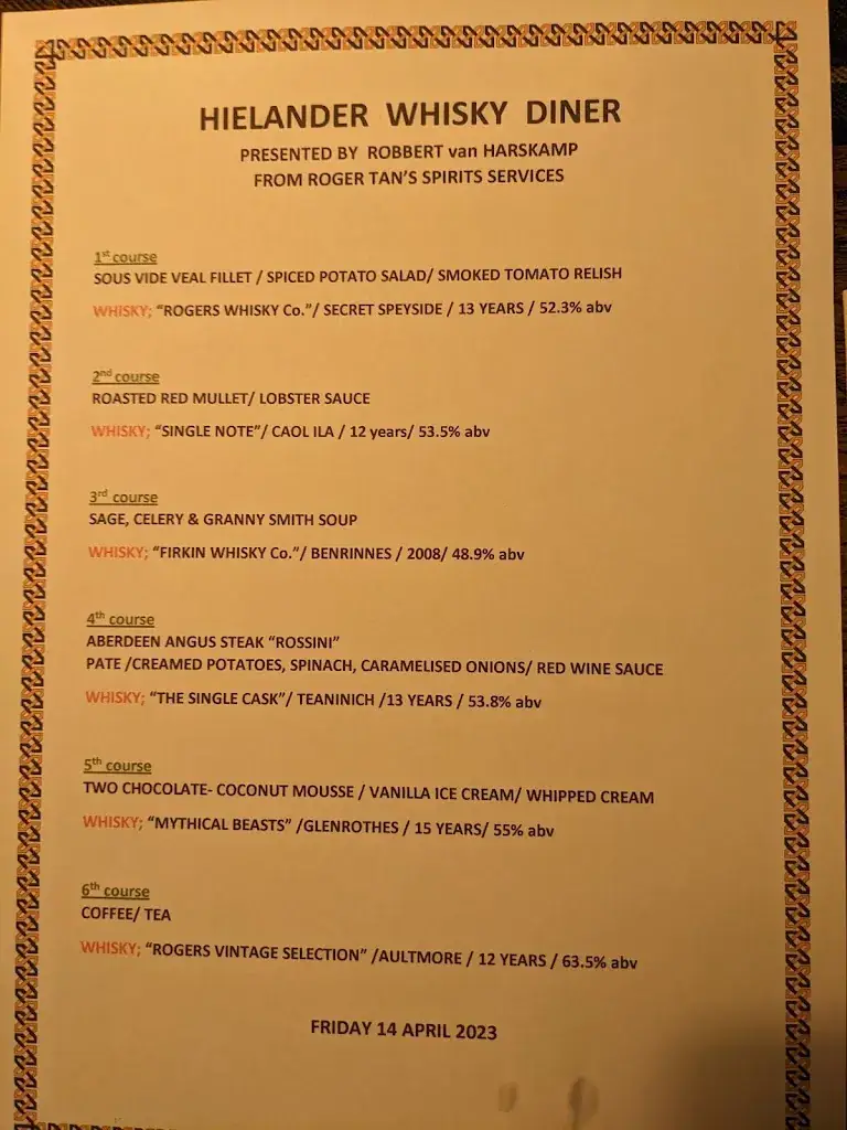 Menu_The Hielander_Alkmaar_image_4