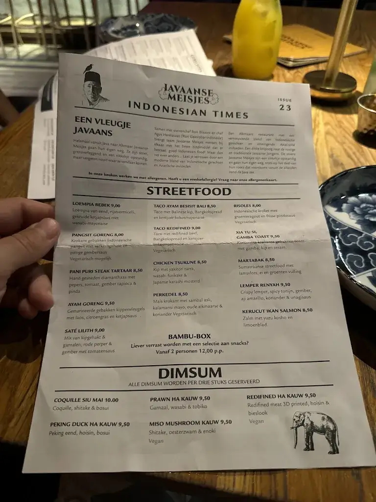 Menu_Javaanse Meisjes_Alkmaar_image_2