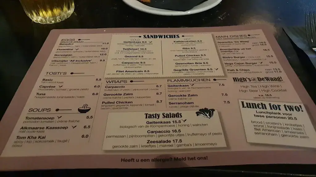 Menu_De Waag, Alkmaar_Alkmaar_image_3