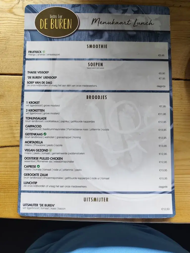 Menu_Restaurant de Buren Alkmaar_Alkmaar_image_3