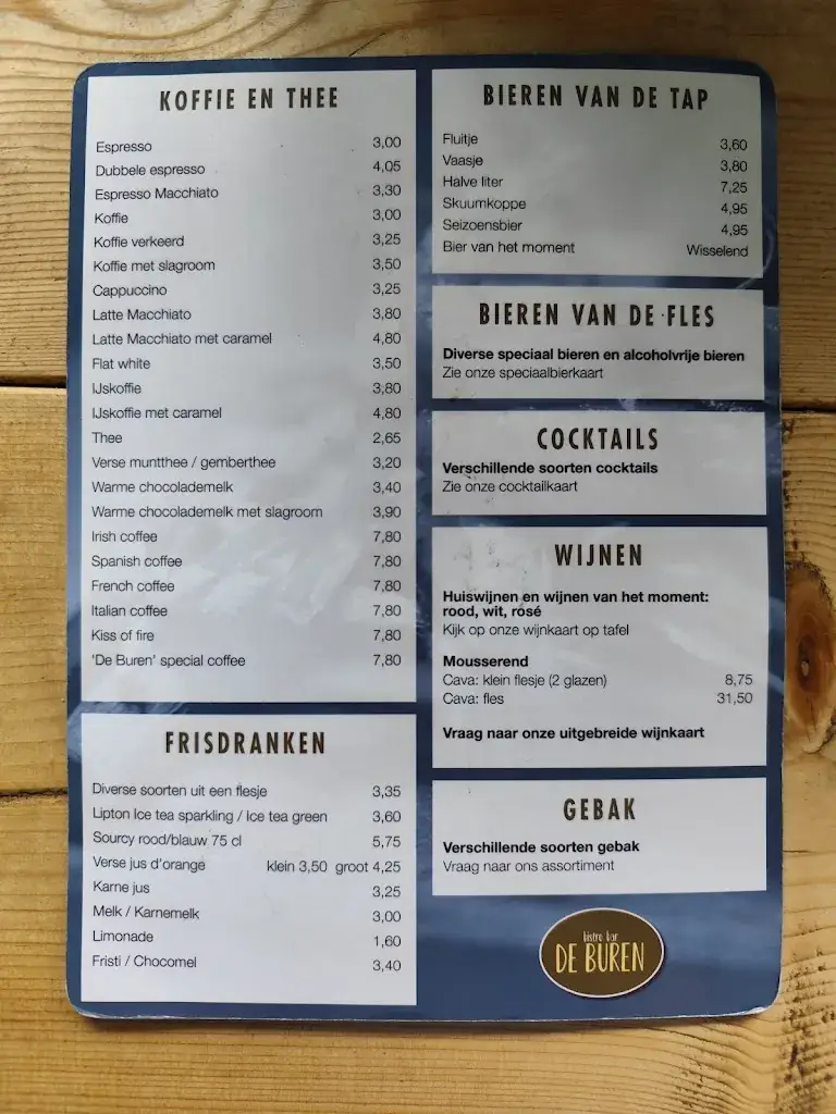Menu_Restaurant de Buren Alkmaar_Alkmaar_image_4