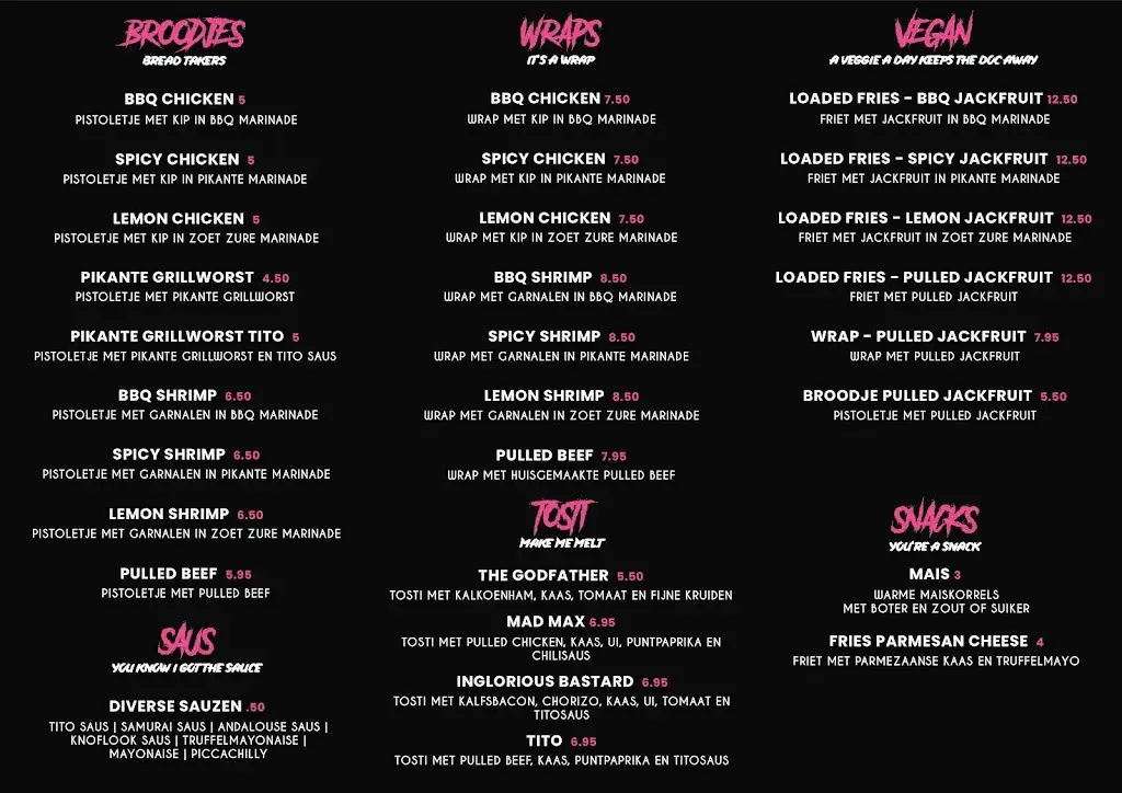 Menu_Tito Alkmaar_Alkmaar_image_1