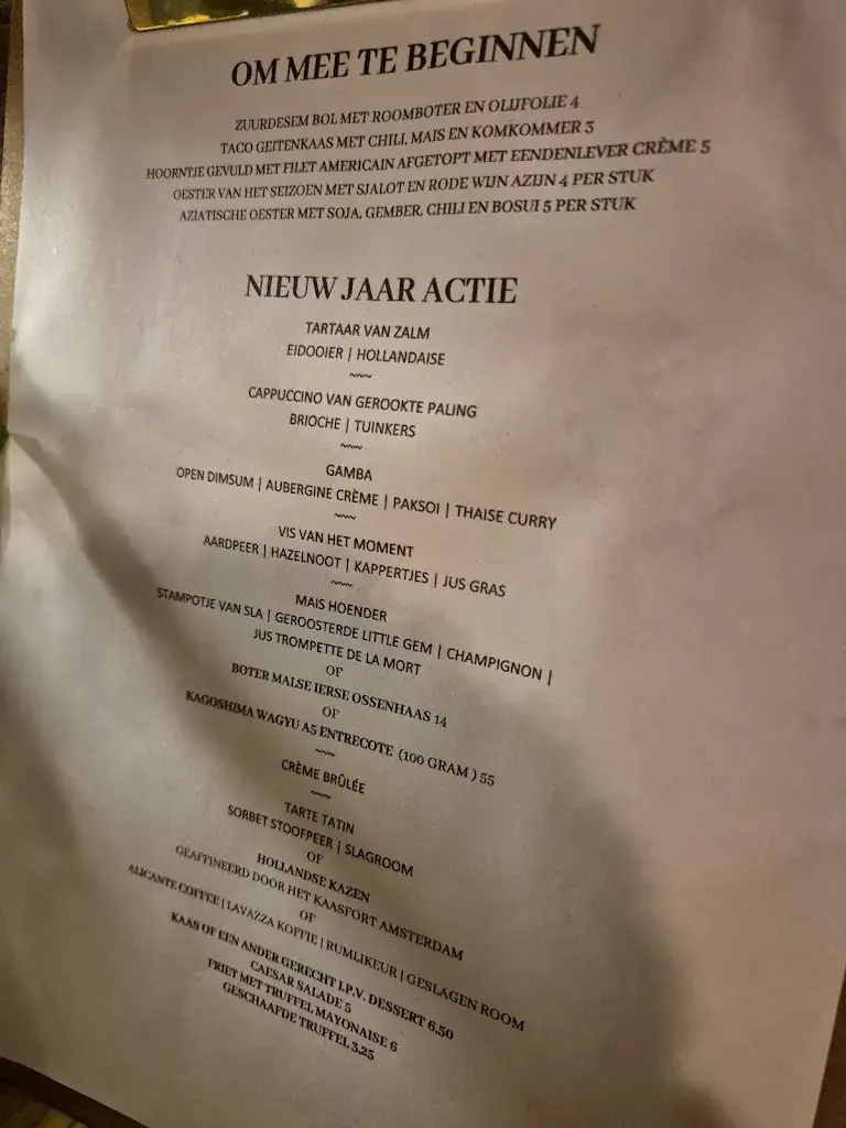 Menu_Restaurant Oxalis_Wervershoof_immagine_1