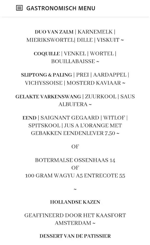 Menu_Restaurant Oxalis_Wervershoof_immagine_3