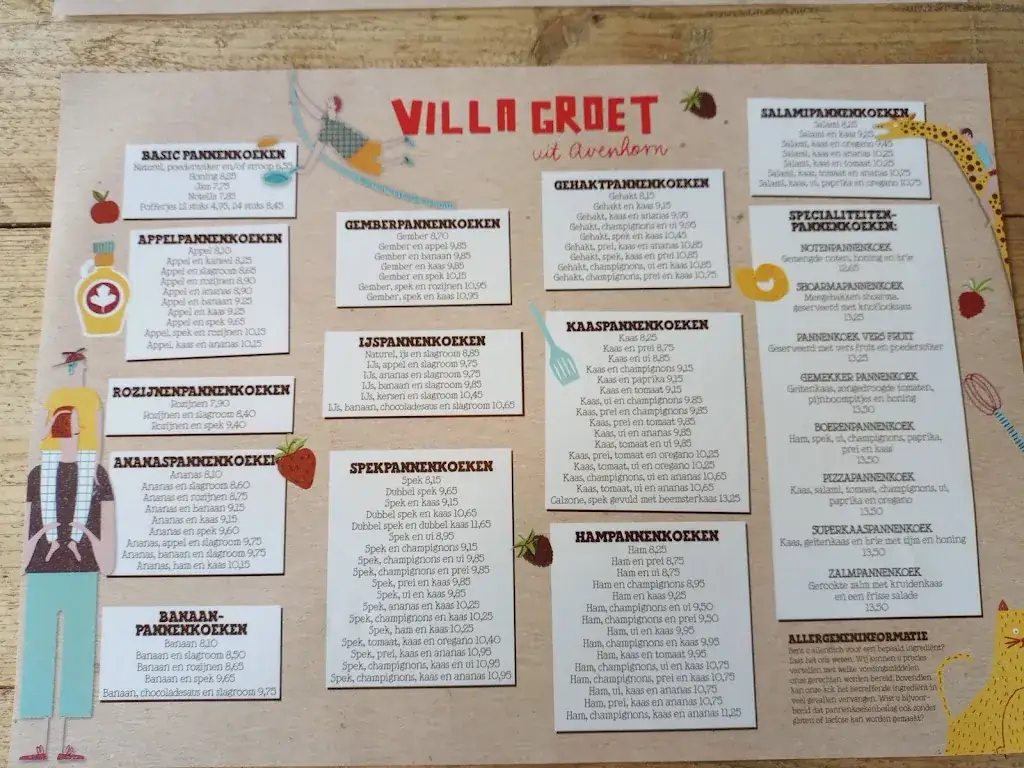 Menu_VILLA GROET uit Avenhorn_Avenhorn_image_1