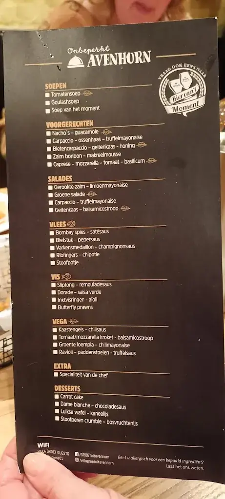 Menu_VILLA GROET uit Avenhorn_Avenhorn_image_3