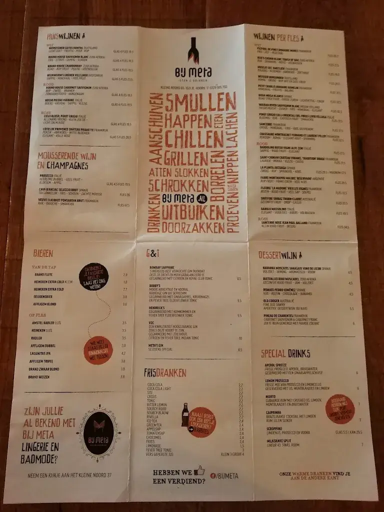 Menu_Bij Meta eten&drinken_Hoorn_immagine_2