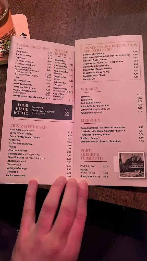 Menu_Restaurant d'Oude Waegh - Hoorn_Hoorn_imagen_1