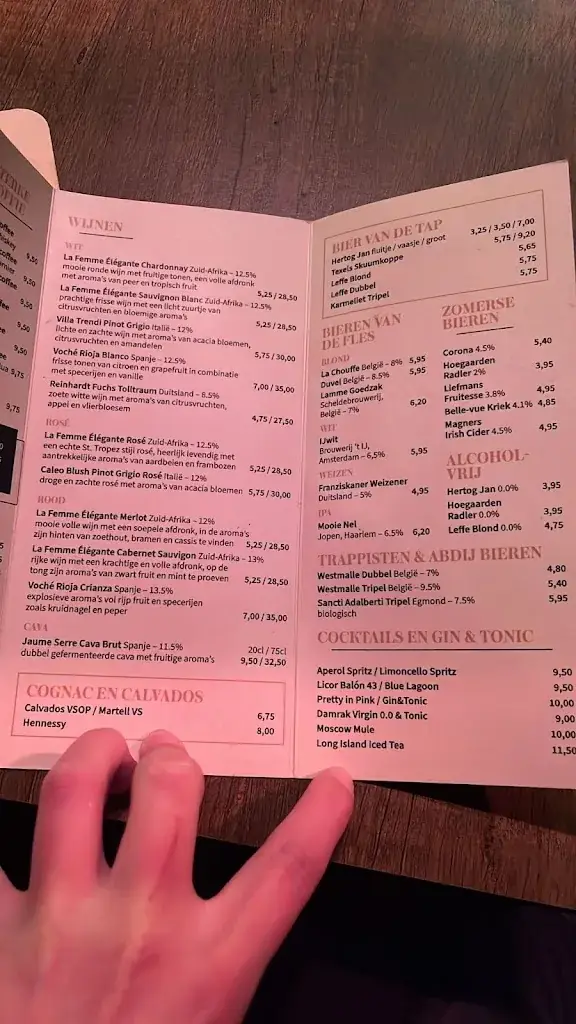 Menu_Restaurant d'Oude Waegh - Hoorn_Hoorn_imagen_3