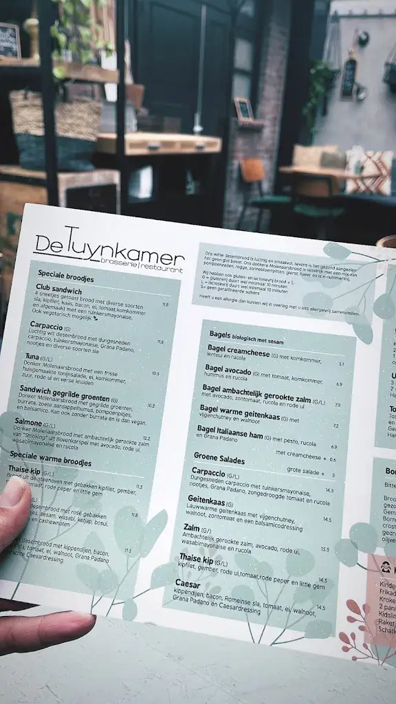 Menü_Brasserie/Restaurant De Tuynkamer_Hoorn_Bild_3