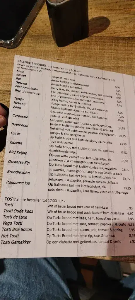 Menu_Bij John eten & drinken_Lelystad_imagen_4