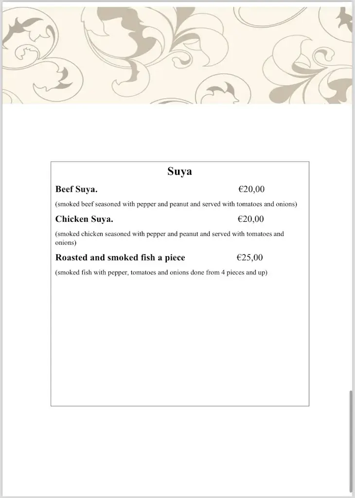 Menu_Obalade Suya Restaurant_Amsterdam_image_4