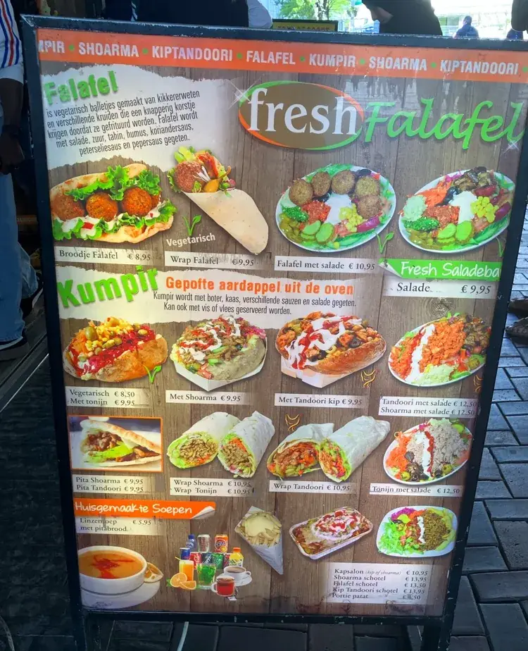 Menu_Easy & Fresh Falafel_Amsterdam_immagine_1
