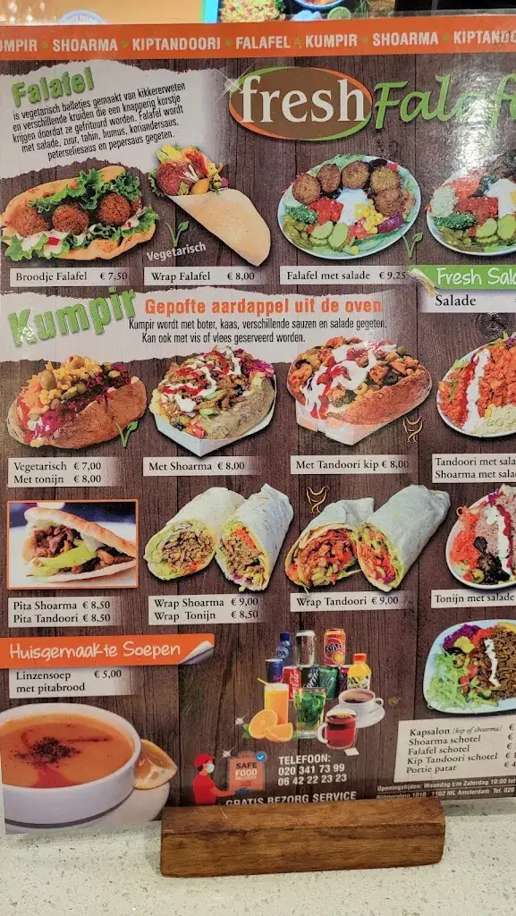 Menu_Easy & Fresh Falafel_Amsterdam_immagine_3