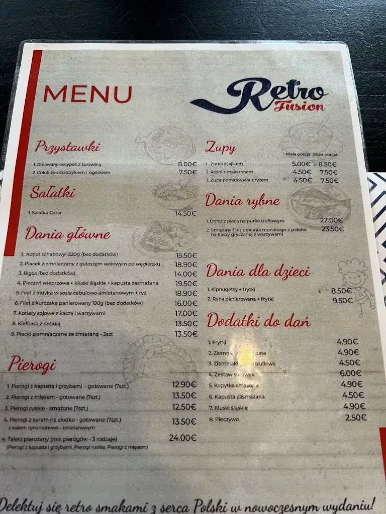 Menu_Retro Fusion - Pools restaurant_Lelystad_image_2
