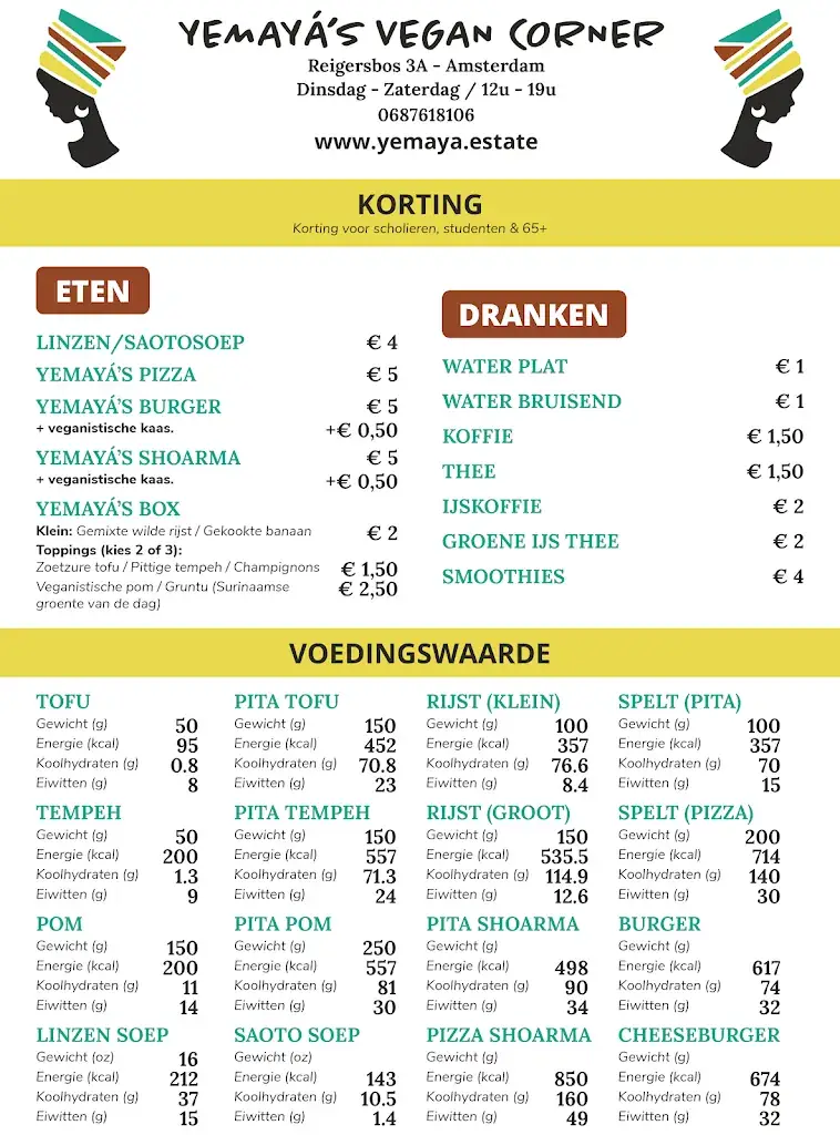 Menu_Yemayá’s Vegan Corner_Amsterdam_image_4
