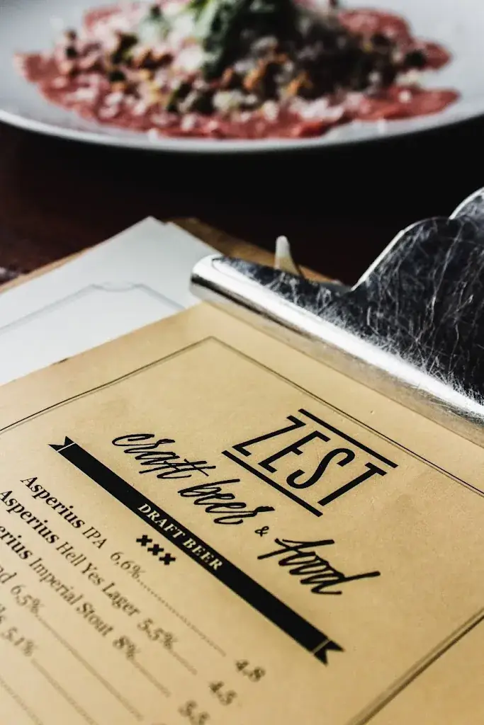 Menu_Restaurant Zest - Craft Beer & Food_Amsterdam_imagen_4