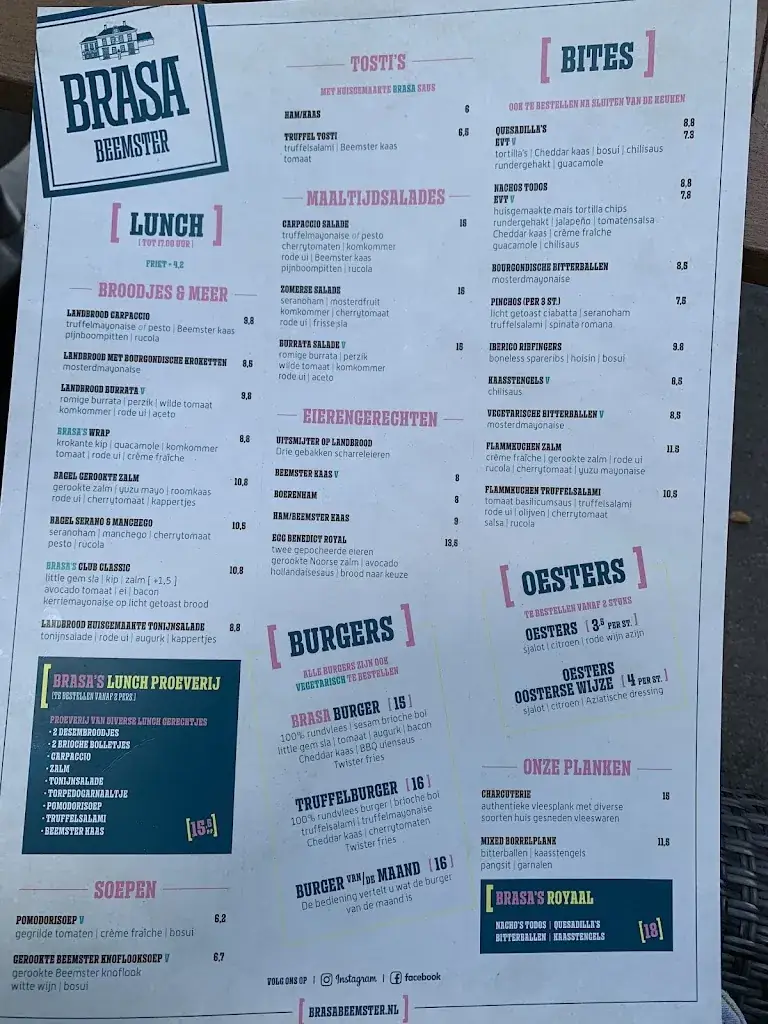 Menu_Hotel-Restaurant BRASA Beemster_Middenbeemster_image_1