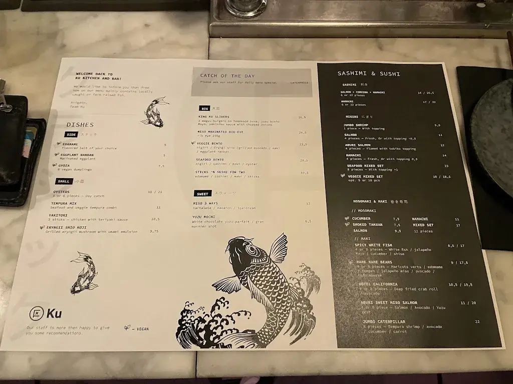 Menu_Ku Kitchen & Bar_Amsterdam_immagine_1