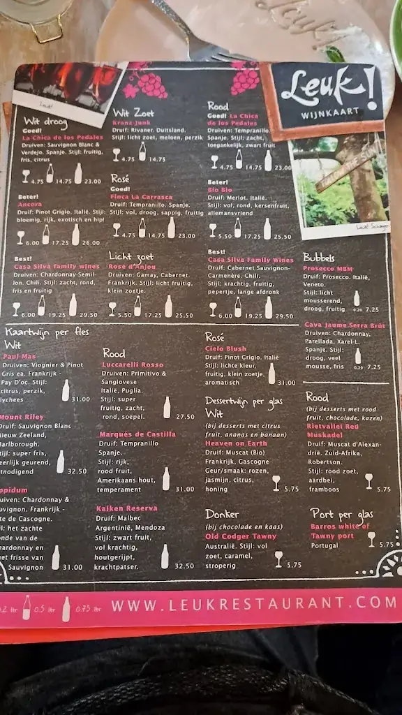 Menu_Leuk Restaurant_Schagen_image_4