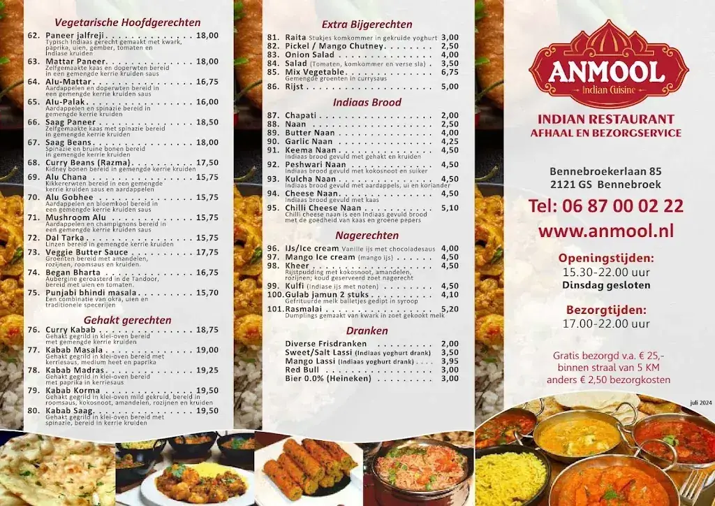 Menu_Anmool Indian Restaurant_Bennebroek_image_2