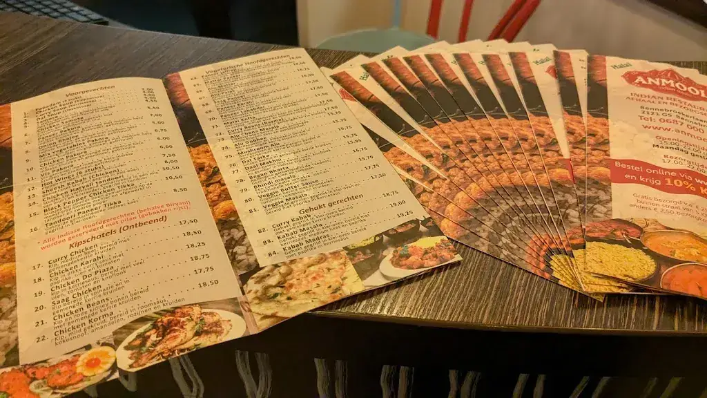 Menu_Anmool Indian Restaurant_Bennebroek_image_4