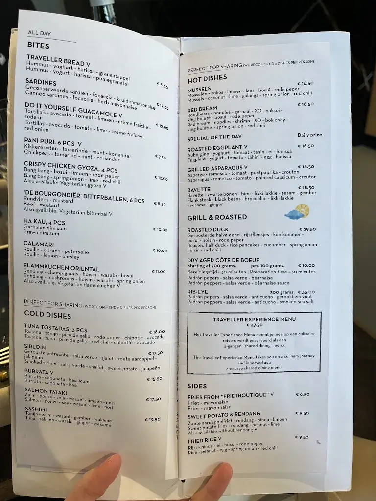 Menu_The Traveller Zuidoost_Amsterdam_image_3