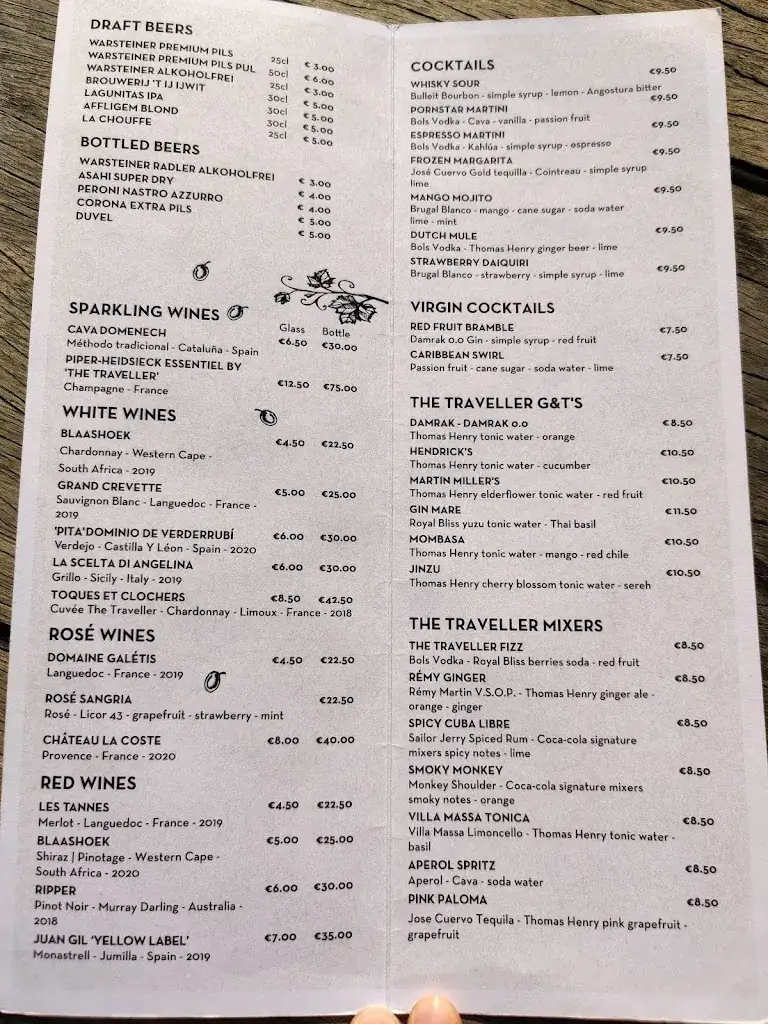 Menu_The Traveller Zuidoost_Amsterdam_image_4