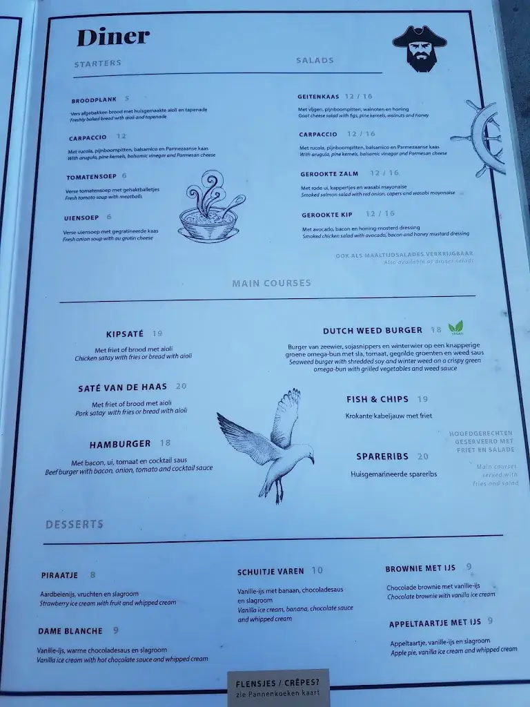 Menu_De Zeerover_Zandvoort_image_2