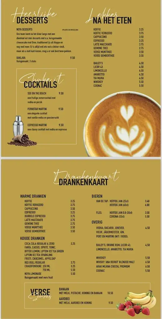 Menu_Libanees Restaurant Noya_Zandvoort_image_2