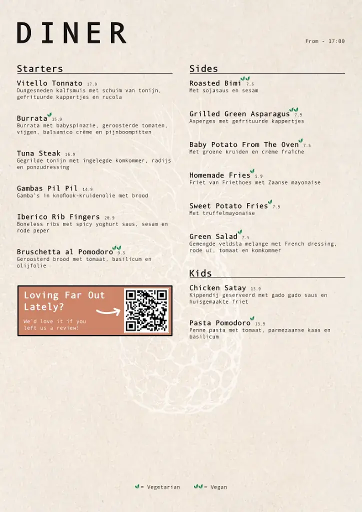 Menu_Beach Club Far Out_Zandvoort_image_3