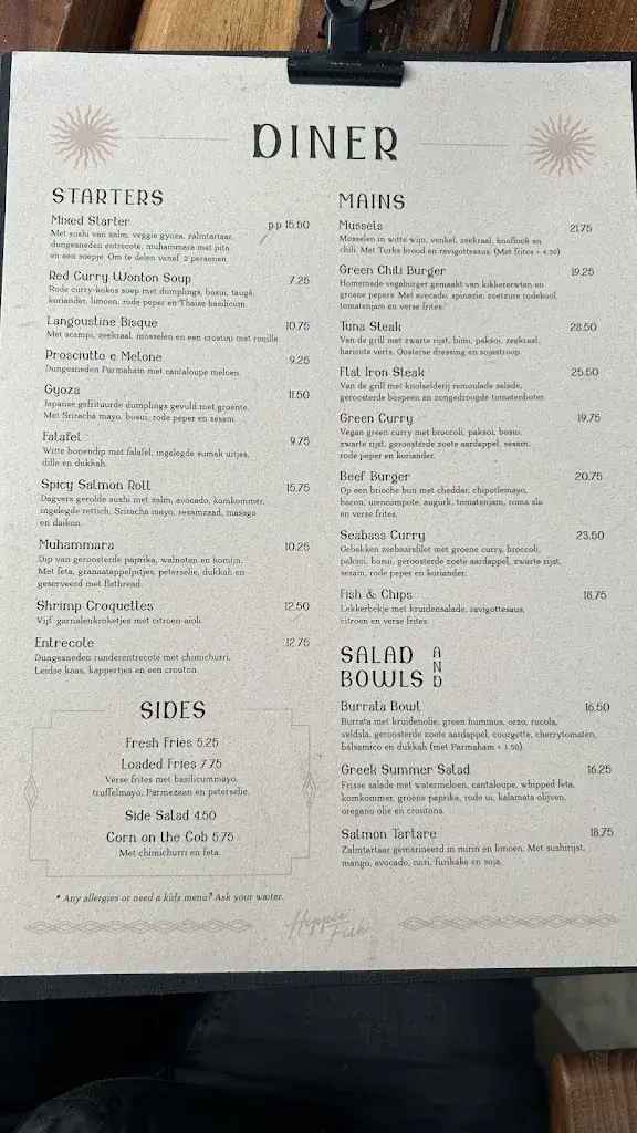 Menu_Hippie Fish_Zandvoort_image_2