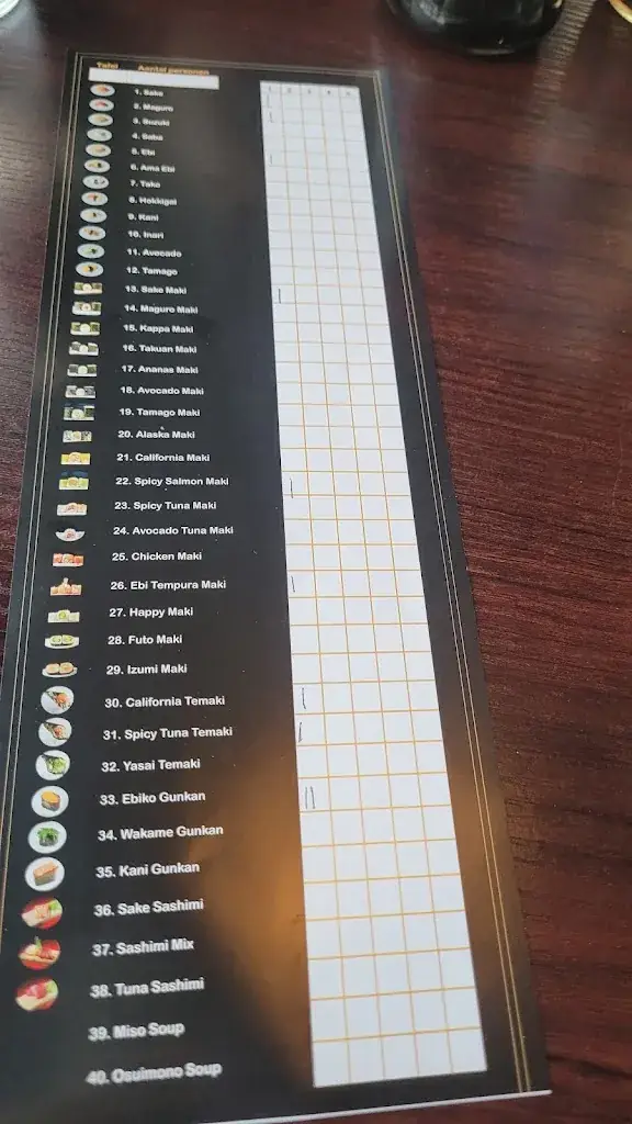 Menu_Sushi- en grillrestaurant Izumi_Zandvoort_image_2