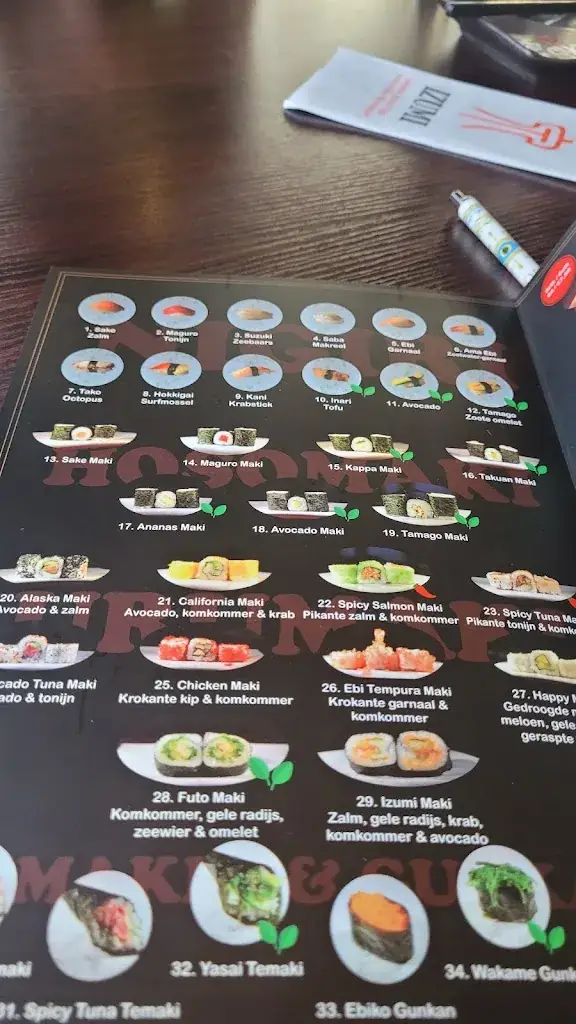 Menu_Sushi- en grillrestaurant Izumi_Zandvoort_image_4