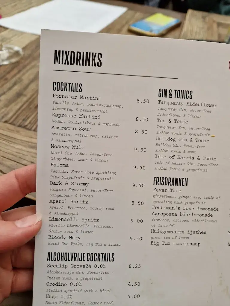 Menu_Café Restaurant de Eendracht Blaricum_Blaricum_image_2