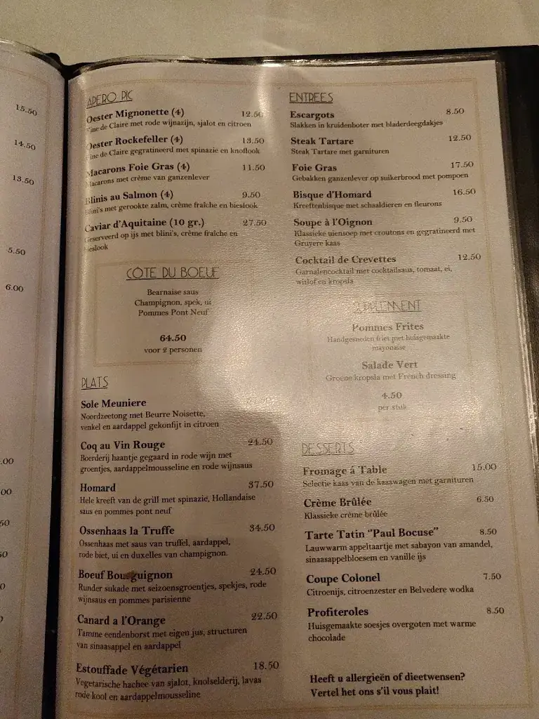 Menu_Bistrôt Chapeau_Blaricum_image_1